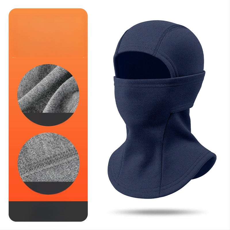 Unisex žieminė daugiafunkcinė slidinėjimo kaukė su Derong poliesteriu ir 11–20% elastano, greitas džiūvimas, kvėpuojanti, vėjo atspari, išlaiko šilumą, integruota kaklo apsauga