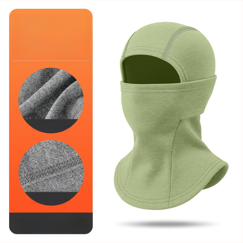 Unisex žieminė daugiafunkcinė slidinėjimo kaukė su Derong poliesteriu ir 11–20% elastano, greitas džiūvimas, kvėpuojanti, vėjo atspari, išlaiko šilumą, integruota kaklo apsauga