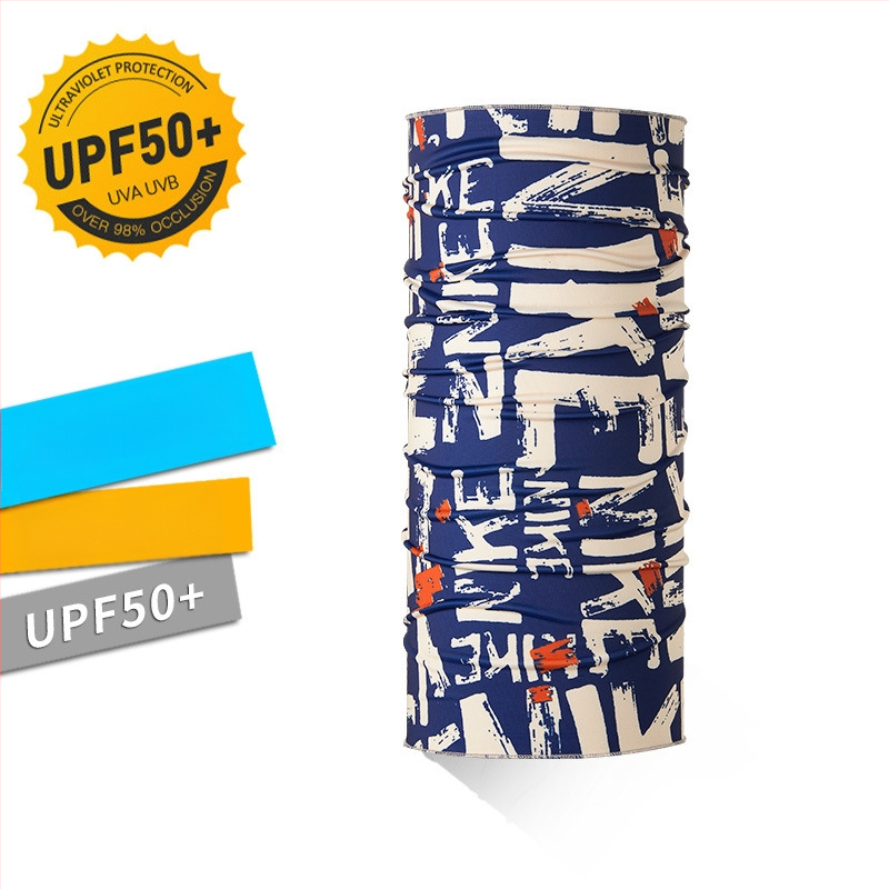 Ice Silk Magic Scarf – Pilnas sejas UV aizsargmaska ārējām aktivitātēm (zveja, izjādes), raksts: saplēstie ziedi