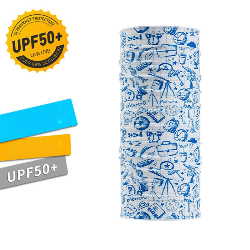 Ice Silk Magic Scarf – Pilnas sejas UV aizsargmaska ārējām aktivitātēm (zveja, izjādes), raksts: saplēstie ziedi