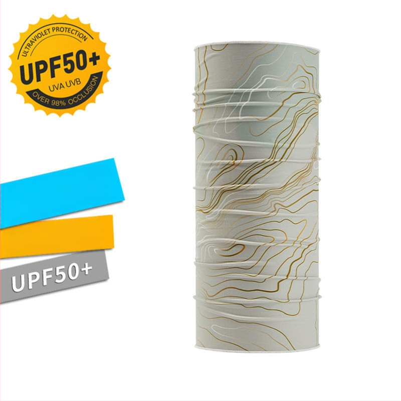 Ice Silk Magic Scarf – Pilnas sejas UV aizsargmaska ārējām aktivitātēm (zveja, izjādes), raksts: saplēstie ziedi