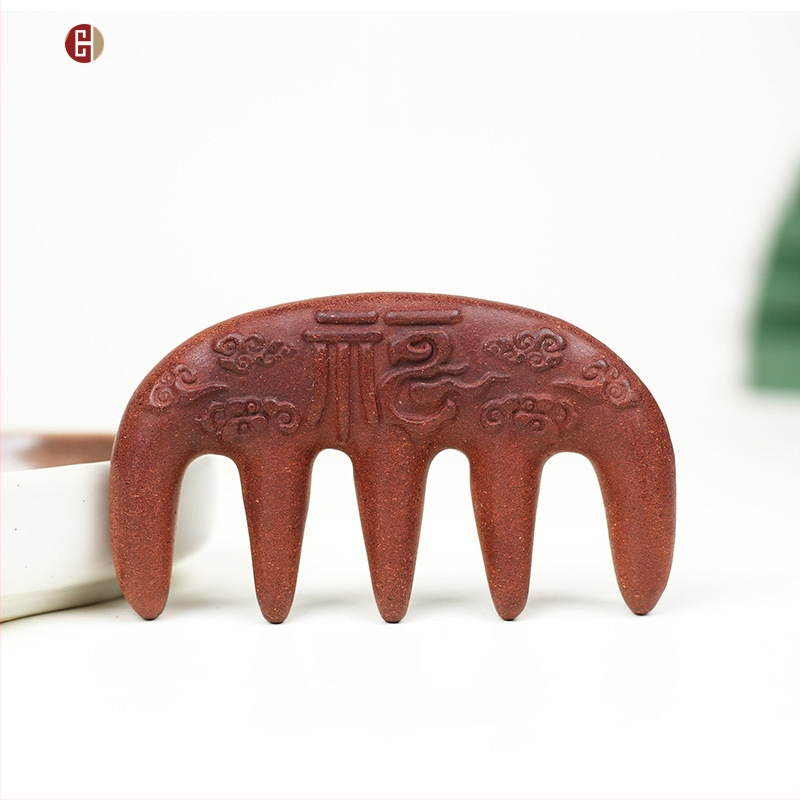 Augu izcelsmes ķemme Polygonum multiflorum, Unisex, daļēji rokas darbs un daļēji mehāniska apstrāde, atsevišķs iepakojums