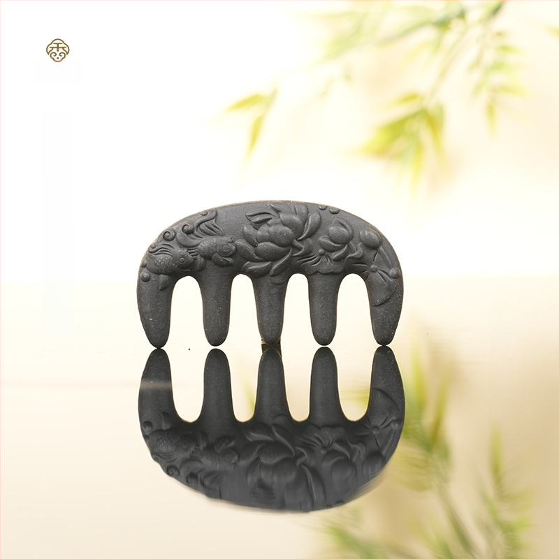 Augu izcelsmes ķemme Polygonum multiflorum, Unisex, daļēji rokas darbs un daļēji mehāniska apstrāde, atsevišķs iepakojums