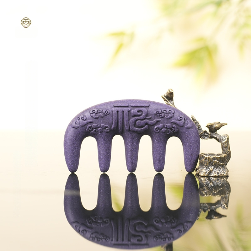 Augu izcelsmes ķemme Polygonum multiflorum, Unisex, daļēji rokas darbs un daļēji mehāniska apstrāde, atsevišķs iepakojums