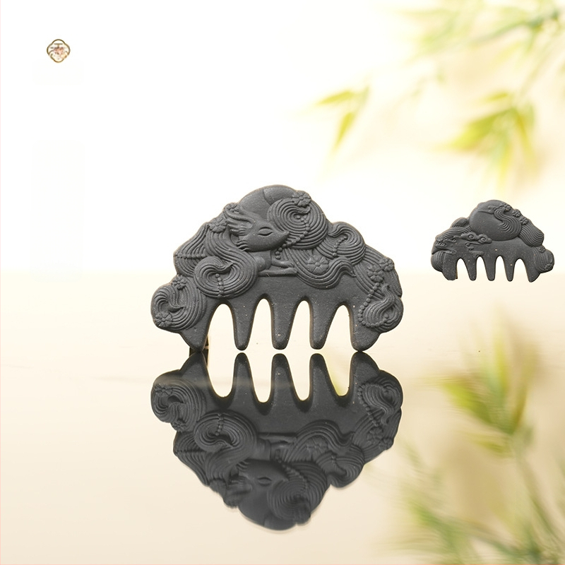 Augu izcelsmes ķemme Polygonum multiflorum, Unisex, daļēji rokas darbs un daļēji mehāniska apstrāde, atsevišķs iepakojums