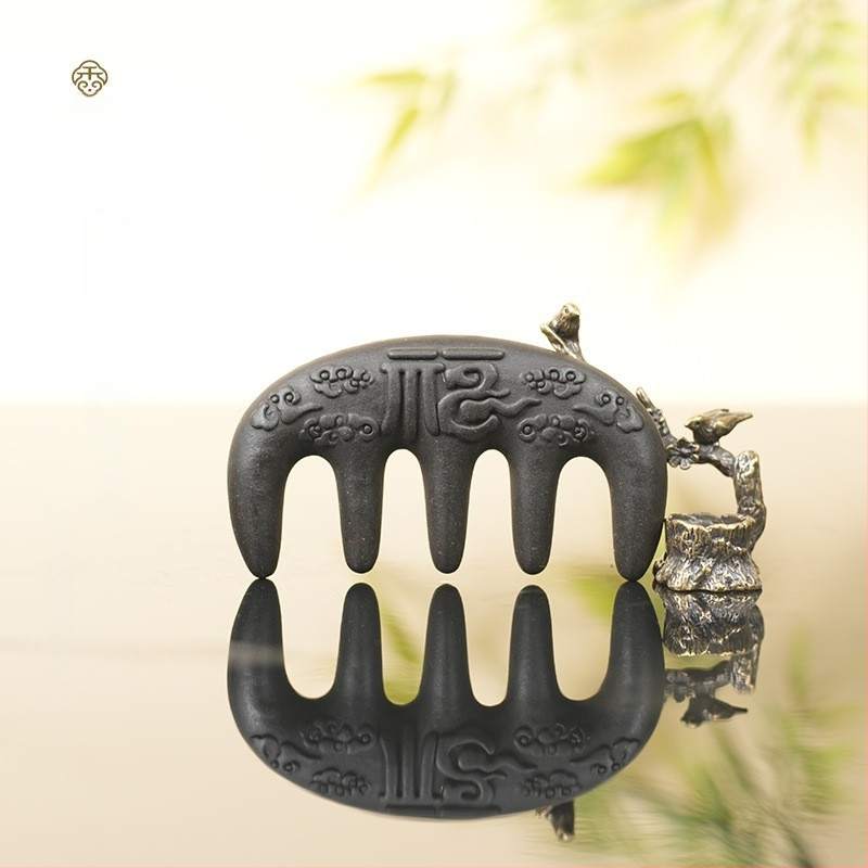 Augu izcelsmes ķemme Polygonum multiflorum, Unisex, daļēji rokas darbs un daļēji mehāniska apstrāde, atsevišķs iepakojums