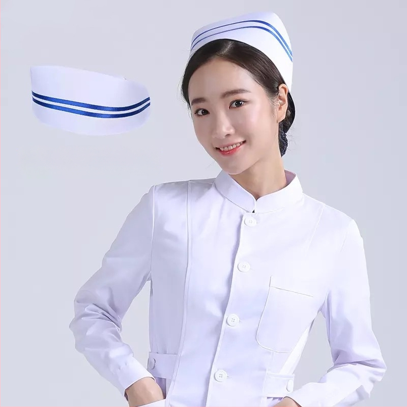 Māsu cepure ar biezu dubultu iekšējo odē, kokvilna, vienkrāsains raksts, twill audums, visu sezonu lietošanai