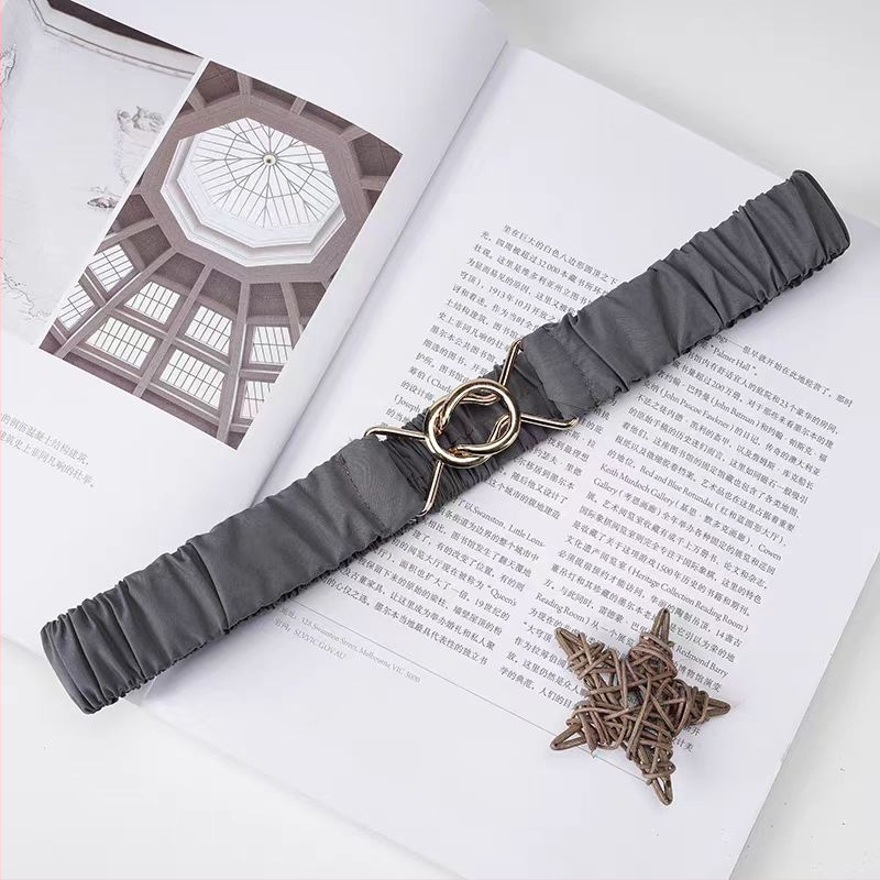 Sieviešu elastīgā josta ar sakausējuma sprādzi, der kleitām un mēteļiem, platums 2-4 cm, sprādzes aizvērums, 2024. gada pavasaris