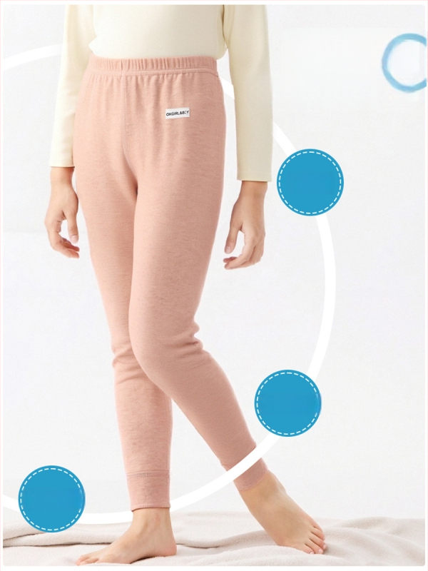 Ilgos vaikų medvilnės fliso kelnės rudenį–žiemos sezonui, su vidutiniu liemeniu, su atvira kirkšnies zona, japoniško stiliaus, 3–8 metų vaikams