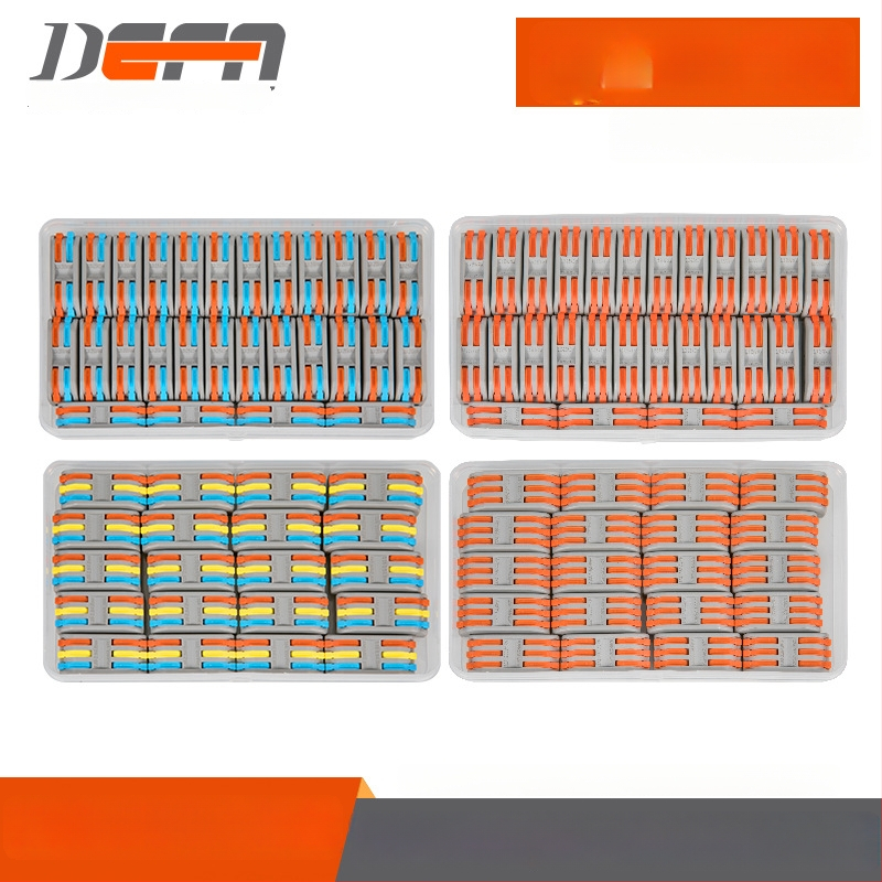 Savienots kastes kolekcijas vadu savienotājs – 3 kodoli, elektroinstalācijām; modelis: Conjoined box collection; minimālais pasūtījums: 20 gab.