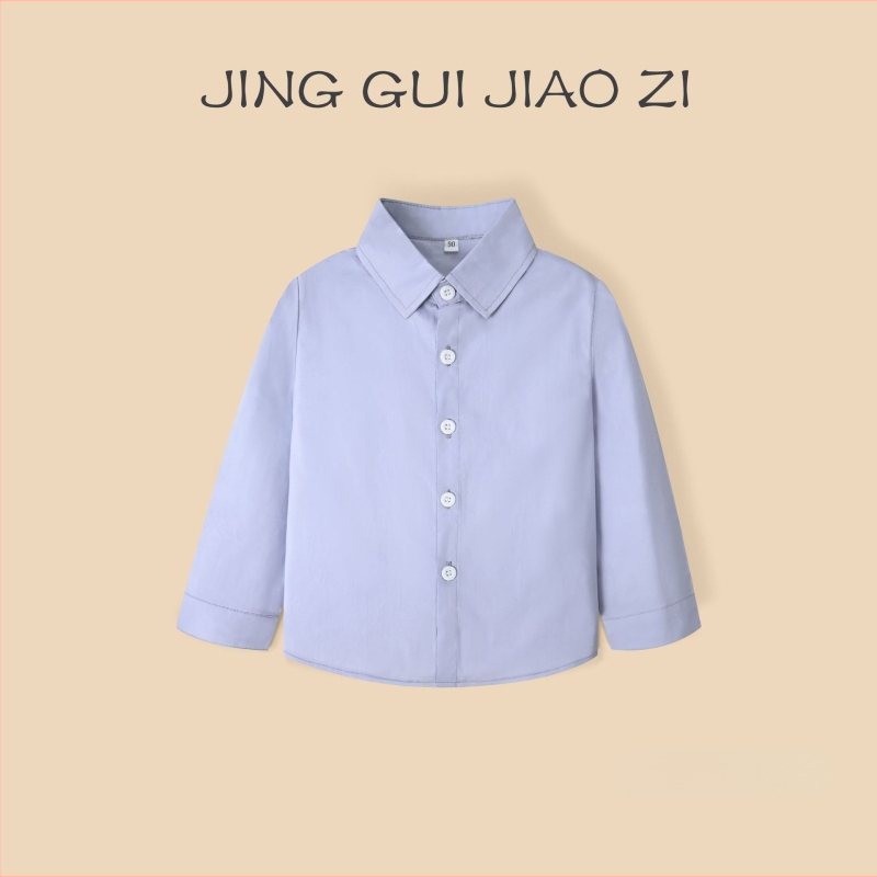 Berniukų ilgomis rankovėmis marškiniai iš 100% medvilnės, dryžuoti, švelnus audinys, pavasariui ir rudeniui, 3–8 metų