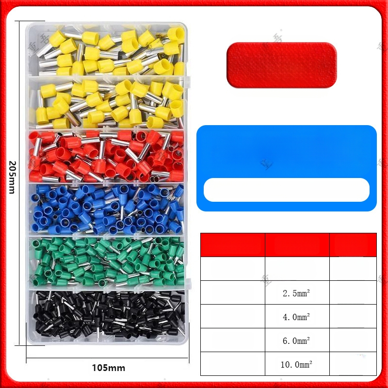 Chongwu vamzdžio tipo iš anksto izoliuotų terminų replės rinkinys, mangano plienas, 325 g, darbo taupymas