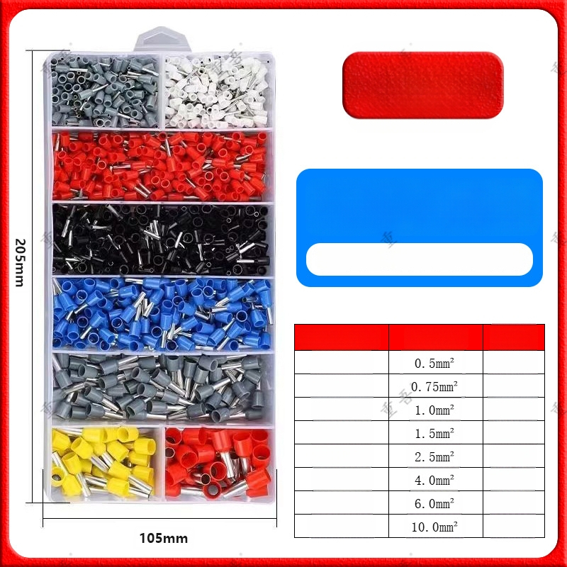 Chongwu vamzdžio tipo iš anksto izoliuotų terminų replės rinkinys, mangano plienas, 325 g, darbo taupymas