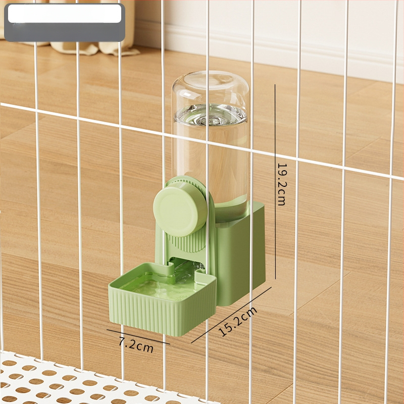 Πλαστικός αυτόματος ταϊστής και διανομέας νερού για κλουβί με κρέμασμα, κατάλληλος για όλα τα κατοικίδια, μάρκα Craftsman's quality.