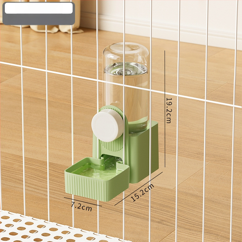 Πλαστικός αυτόματος ταϊστής και διανομέας νερού για κλουβί με κρέμασμα, κατάλληλος για όλα τα κατοικίδια, μάρκα Craftsman's quality.