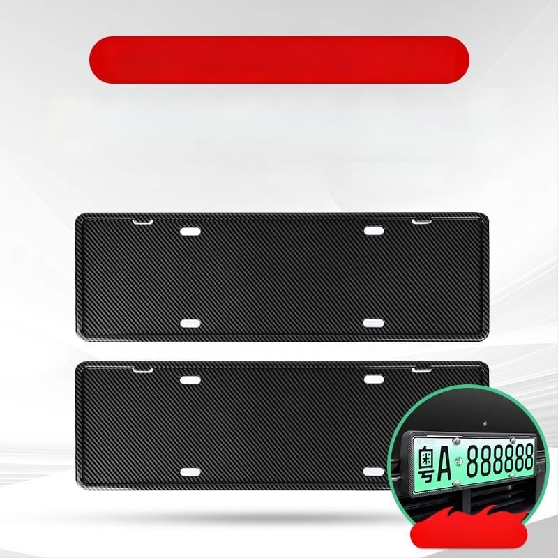 Рамка за регистрационен номер за Ideal L6-L9, пластмасова, адаптивен монтаж