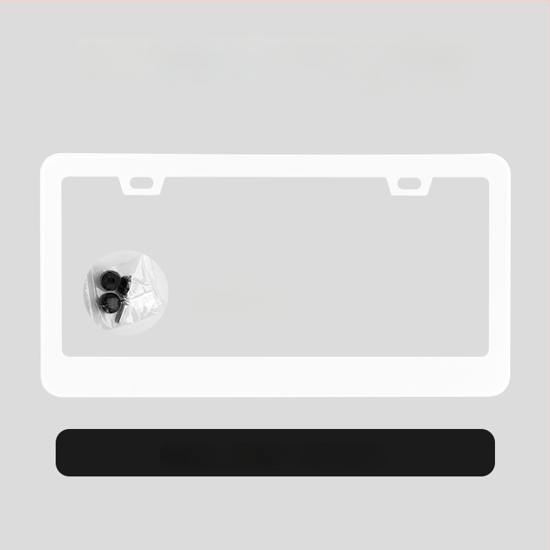 Numerio ženklo rėmelis, plastikinis, suderinamas su visais modeliais, galimybė pritaikyti