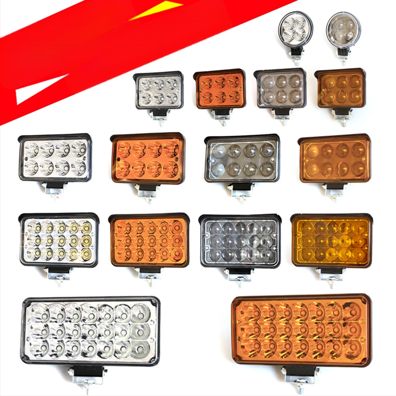 Krovininio automobilio LED prožektorius, įvestis 12–80V, galia 20–160W, IP67, liejimo aliuminio korpusas