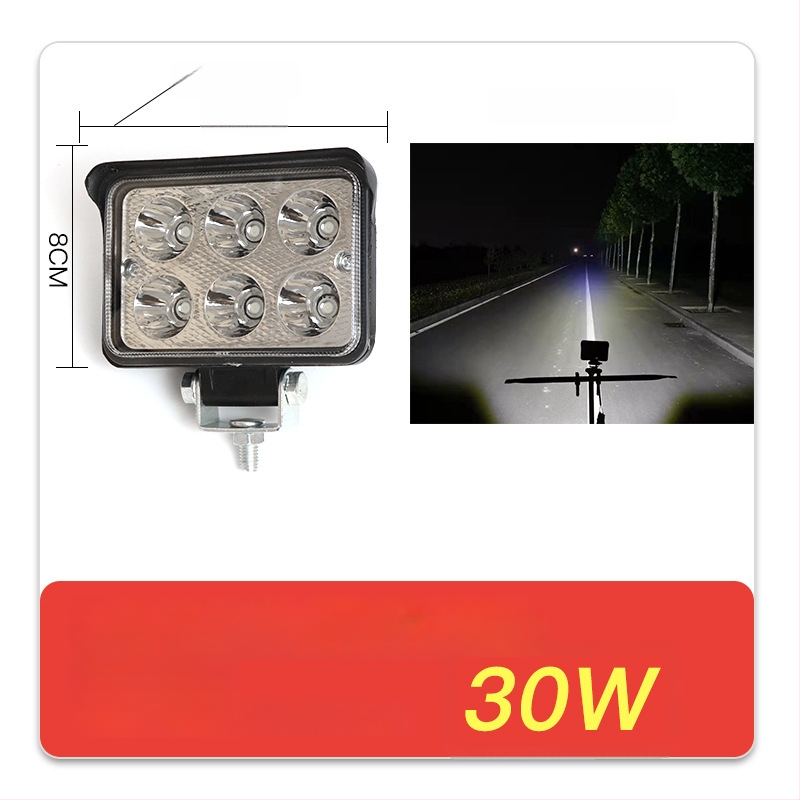 Krovininio automobilio LED prožektorius, įvestis 12–80V, galia 20–160W, IP67, liejimo aliuminio korpusas