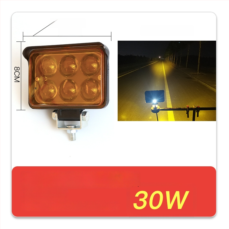 Krovininio automobilio LED prožektorius, įvestis 12–80V, galia 20–160W, IP67, liejimo aliuminio korpusas