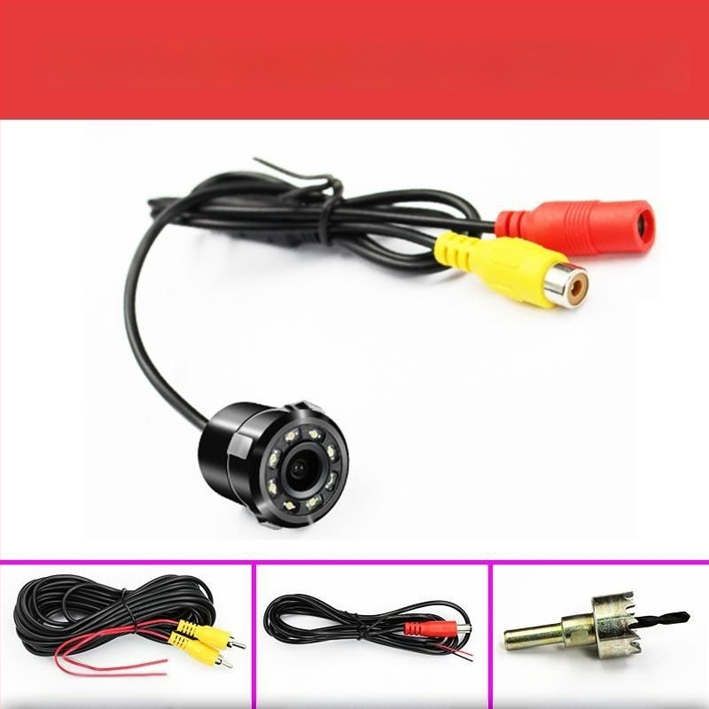 Автомобилна камера 12V универсална заден изглед с инфрачервено нощно виждане, водоустойчива, мониторинг на задния ход