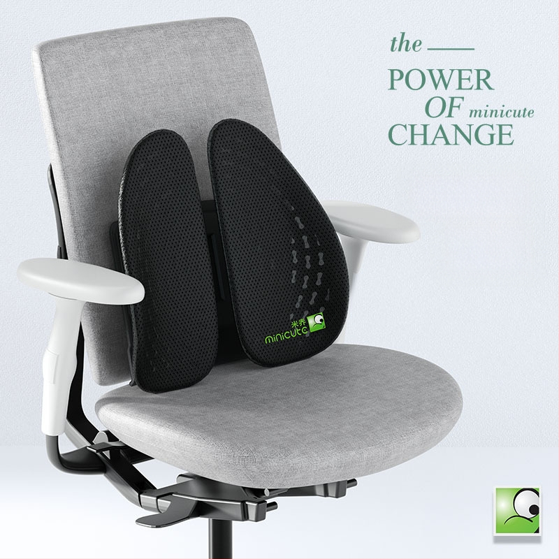 Ergonomiška juosmens pagalvė biuro kėdėlei, ABS medžiaga, logotipo spauda, tinkama ilgam sėdėjimui