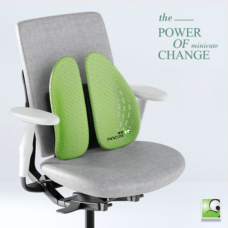 Ergonomiška juosmens pagalvė biuro kėdėlei, ABS medžiaga, logotipo spauda, tinkama ilgam sėdėjimui