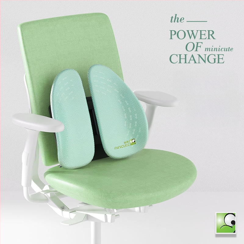 Ergonomiška juosmens pagalvė biuro kėdėlei, ABS medžiaga, logotipo spauda, tinkama ilgam sėdėjimui