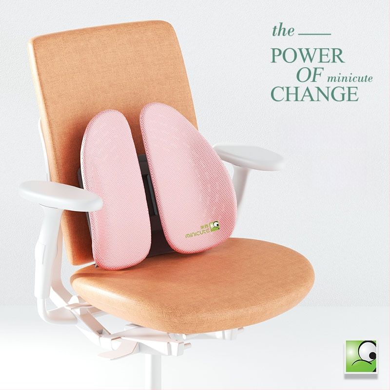 Ergonomiška juosmens pagalvė biuro kėdėlei, ABS medžiaga, logotipo spauda, tinkama ilgam sėdėjimui