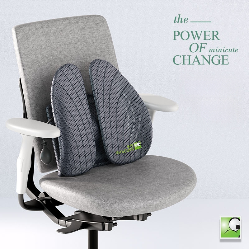 Ergonomiška juosmens pagalvė biuro kėdėlei, ABS medžiaga, logotipo spauda, tinkama ilgam sėdėjimui