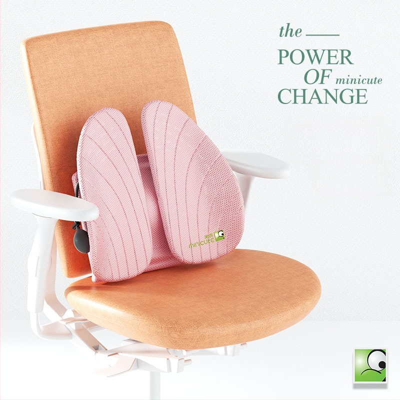 Ergonomiška juosmens pagalvė biuro kėdėlei, ABS medžiaga, logotipo spauda, tinkama ilgam sėdėjimui