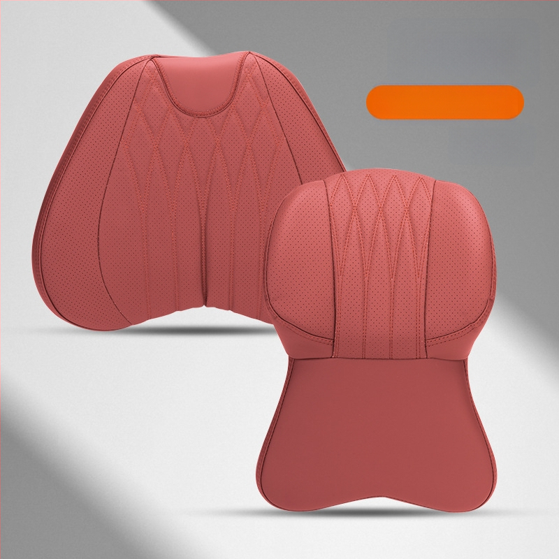 Automašīnas galvas atbalsts ar atmiņas putām, mākslīgā āda, universāla saderība, lietošanai visu gadu, pielāgojama