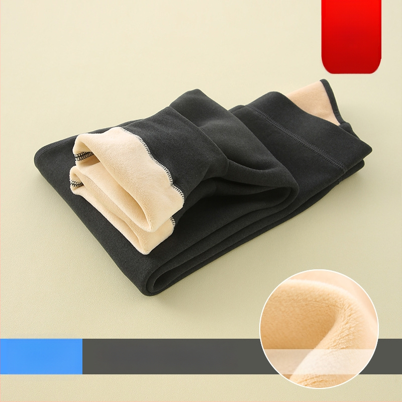 Vaikų šiltos kelnaitės su fliso pamušalu, aukšta juosta, rudens–žiema, unisex, skirta vaikams nuo 8 metų