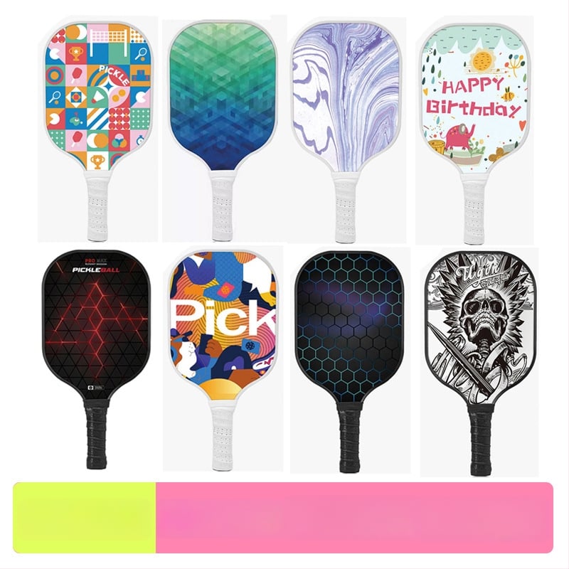 Pickleball raketės rinkinys iš stiklo pluošto, honeycomb branduolys, Ugin, svoris 500 g