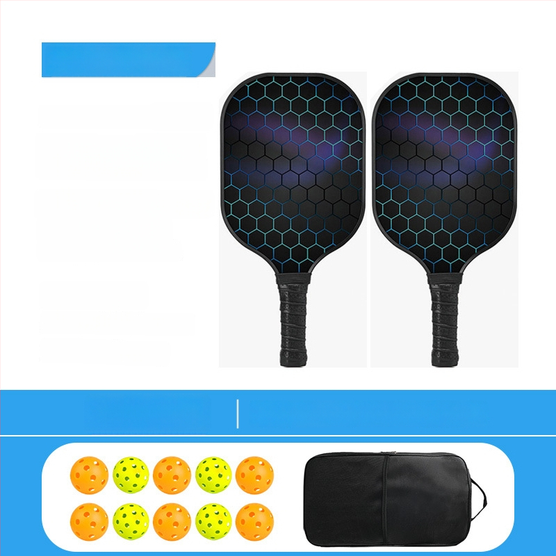 Pickleball raketės rinkinys iš stiklo pluošto, honeycomb branduolys, Ugin, svoris 500 g