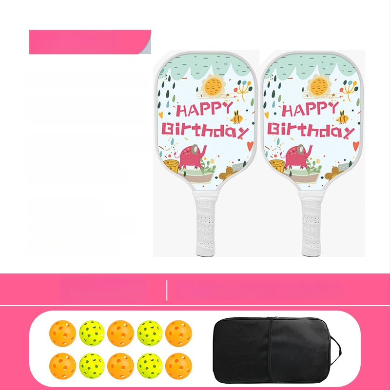 Pickleball raketės rinkinys iš stiklo pluošto, honeycomb branduolys, Ugin, svoris 500 g