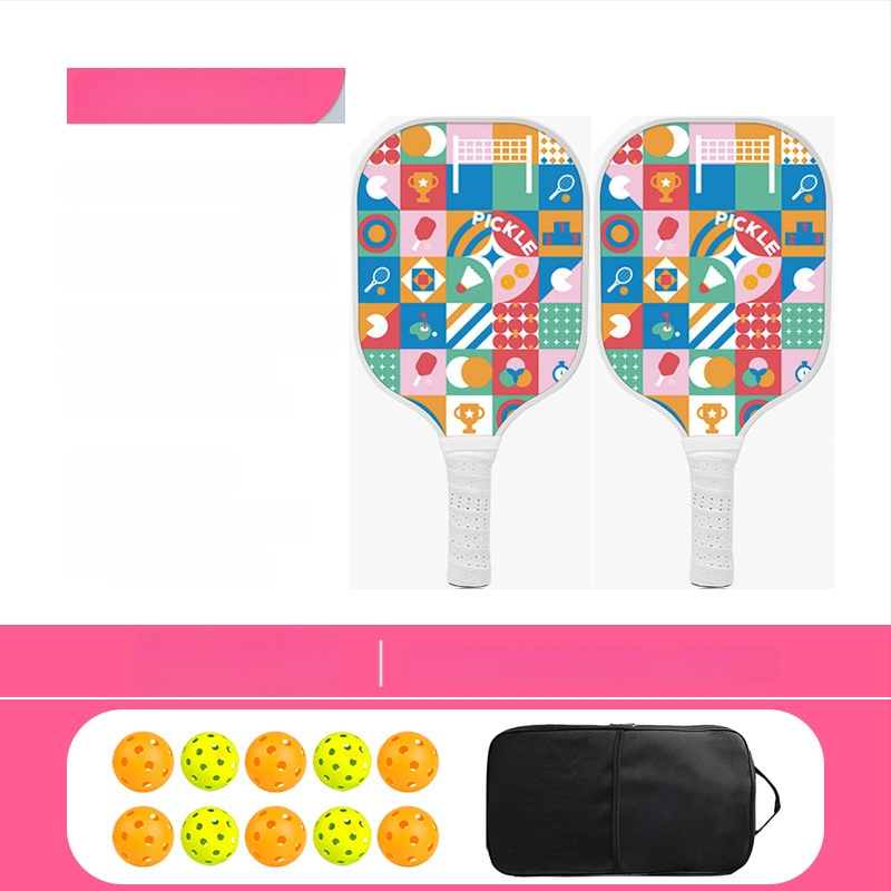 Pickleball raketės rinkinys iš stiklo pluošto, honeycomb branduolys, Ugin, svoris 500 g