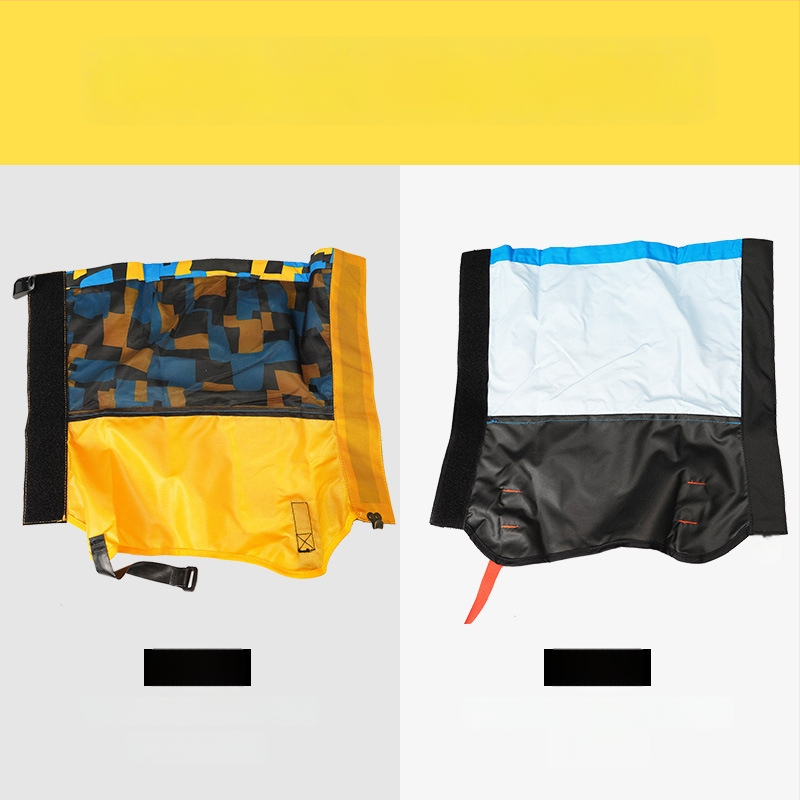 Vaikų nailoniniai blauzdos apsaugos slidinėjimui, atsparūs vandeniui, smėliui, pritaikomi, išoriniai kojų gaubteliai