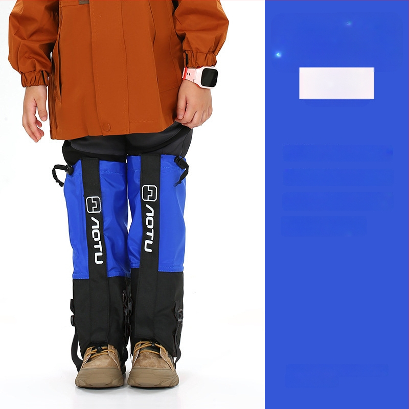 Vaikų nailoniniai blauzdos apsaugos slidinėjimui, atsparūs vandeniui, smėliui, pritaikomi, išoriniai kojų gaubteliai