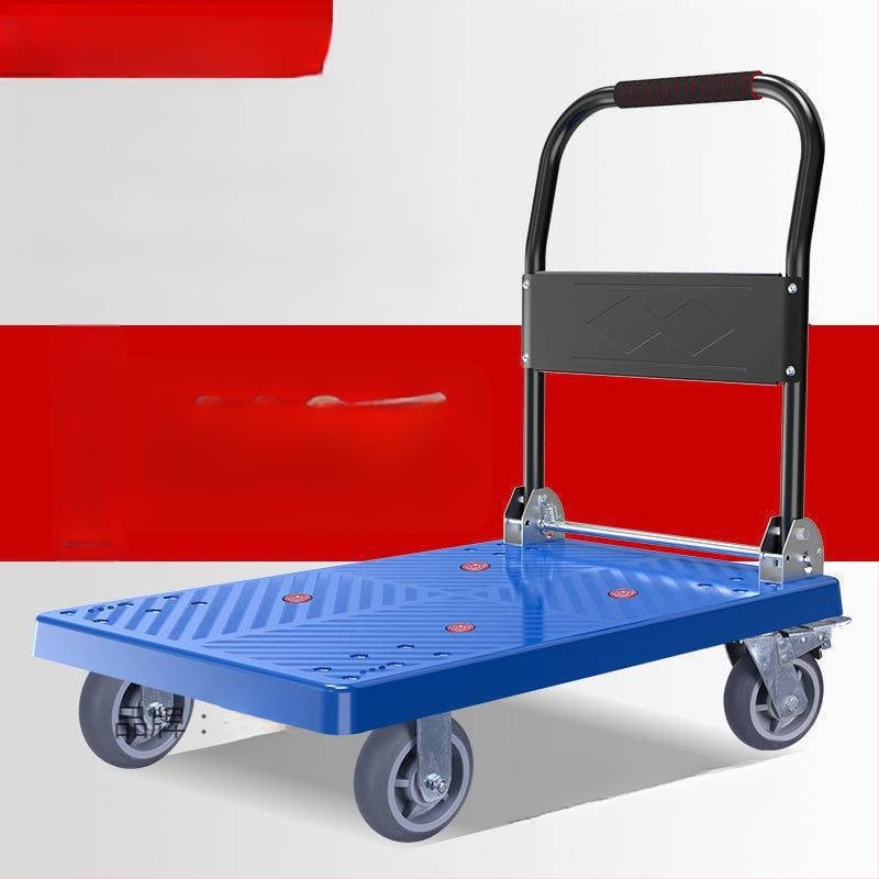 Πολυλειτουργική χειροκίνητη καρότσα με αναδιπλούμενη επίπεδη πλατφόρμα μεταφοράς · χαλκός + ηλεκτροπλατιωμένος λευκόχρυσος χάλυβας · επίστρωση ασημιού · Χειμερινή έκδοση 2022