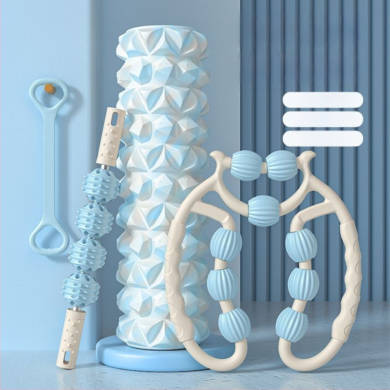 Putų volas jogos kolonai, žiedo formos blauzdos raumenų masažo volas, prekės ženklas Unique, medžiaga PP, importas: Ne