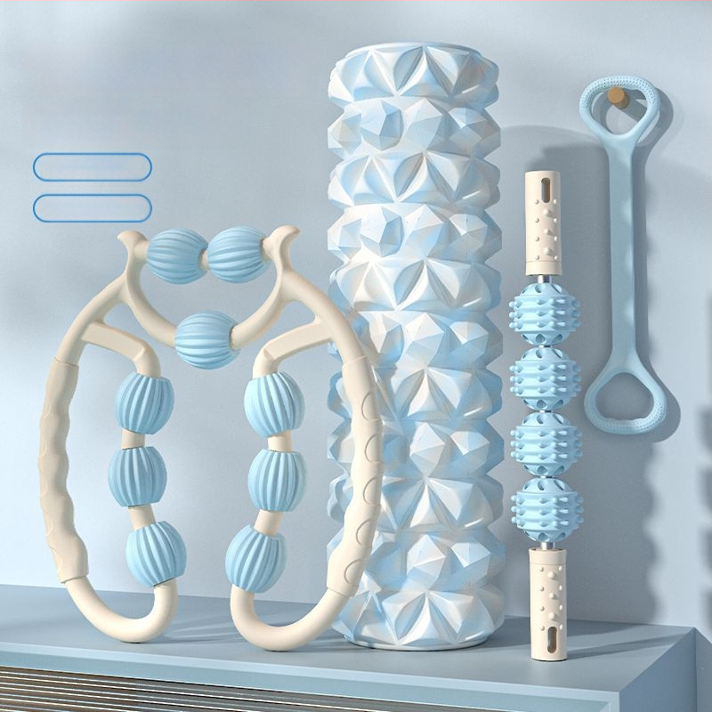 Putų volas jogos kolonai, žiedo formos blauzdos raumenų masažo volas, prekės ženklas Unique, medžiaga PP, importas: Ne