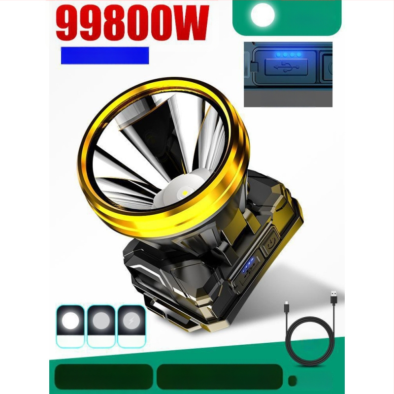 Φακός κεφαλής 985 – μπαταρία 18650, αδιάβροχος, εμβέλεια δέσμης 1000 m, αυτονομία 24 ωρών