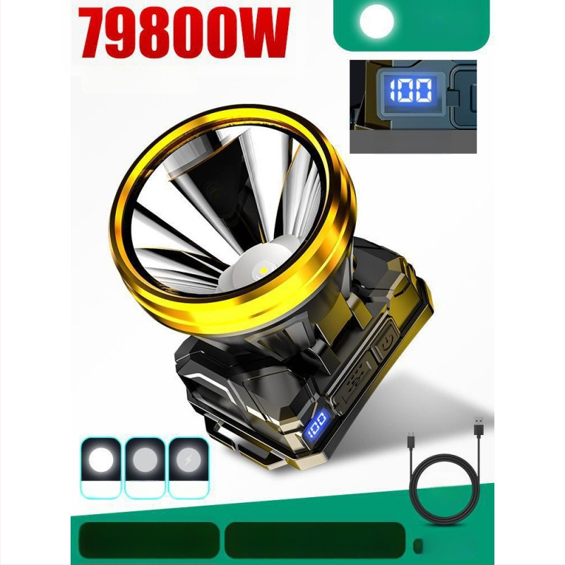 Φακός κεφαλής 985 – μπαταρία 18650, αδιάβροχος, εμβέλεια δέσμης 1000 m, αυτονομία 24 ωρών