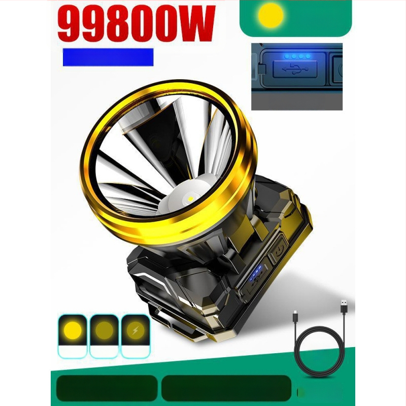 Φακός κεφαλής 985 – μπαταρία 18650, αδιάβροχος, εμβέλεια δέσμης 1000 m, αυτονομία 24 ωρών