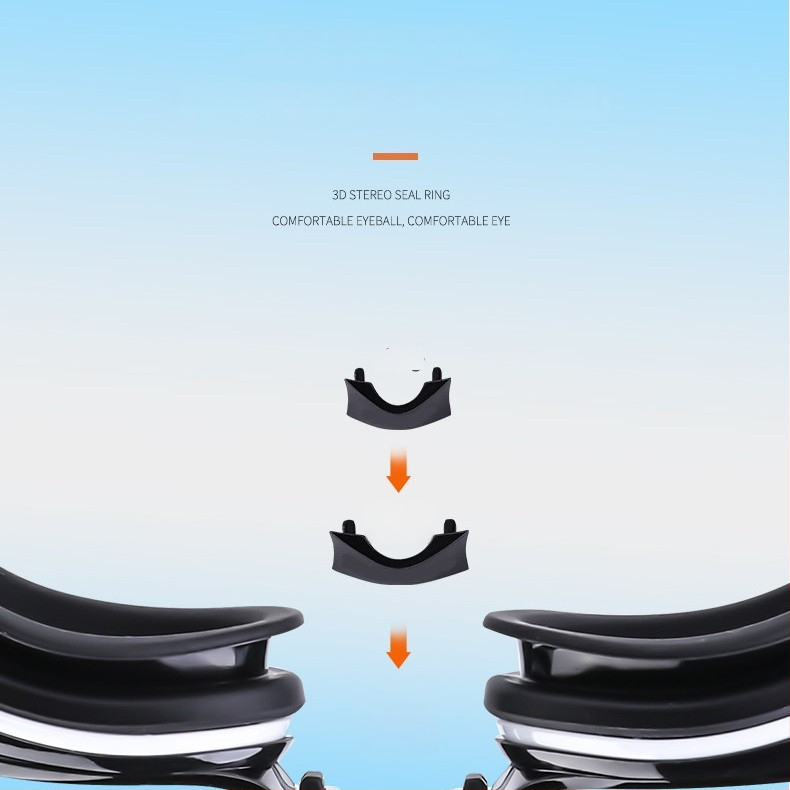 Παιδικά γυαλιά κολύμβησης με αντιθαμβωτικό σύστημα και φακοί PC, αδιάβροχα