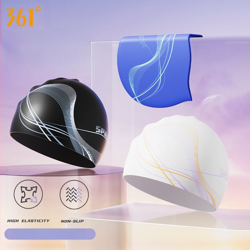 Κολυμβητικό καπάκι από σιλικόνη, 361, για ενήλικες, μονόχρωμο