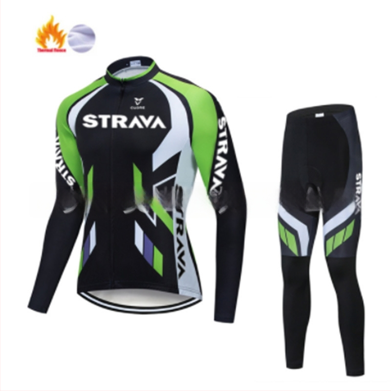 Unisex dviračių kelnių su petnešomis, fliso įdaila, šilta žiemai