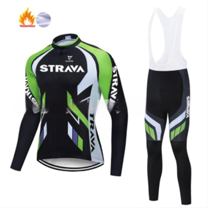 Unisex dviračių kelnių su petnešomis, fliso įdaila, šilta žiemai