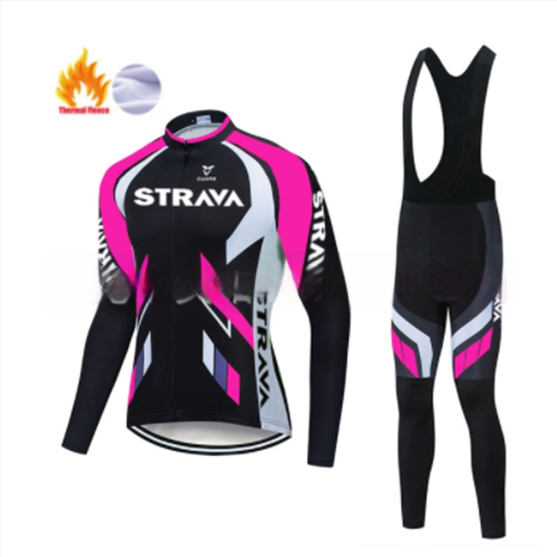 Unisex dviračių kelnių su petnešomis, fliso įdaila, šilta žiemai